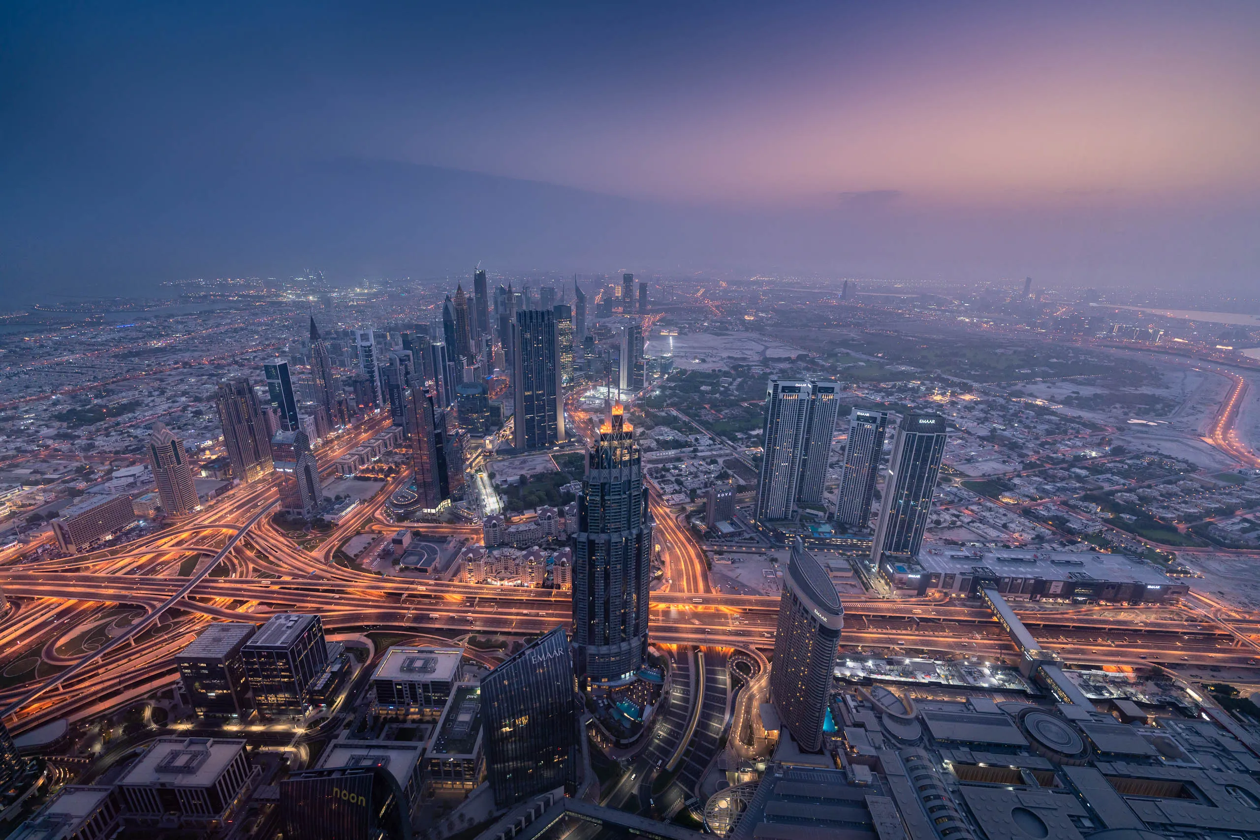Sunrise from the tallest building